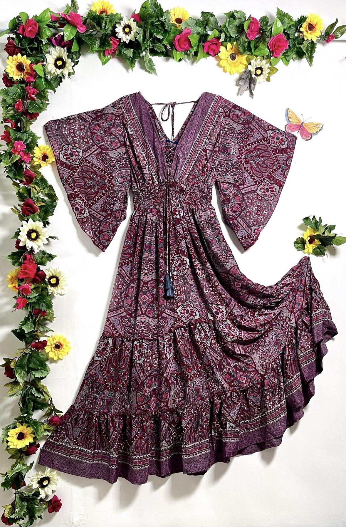 Butterfly Goddess Gypsy Dress