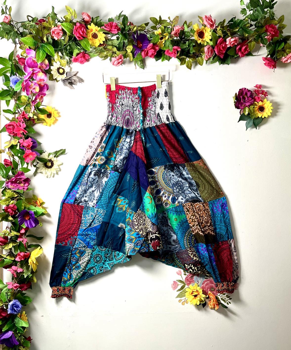 Thai Patchwork Harem pants
