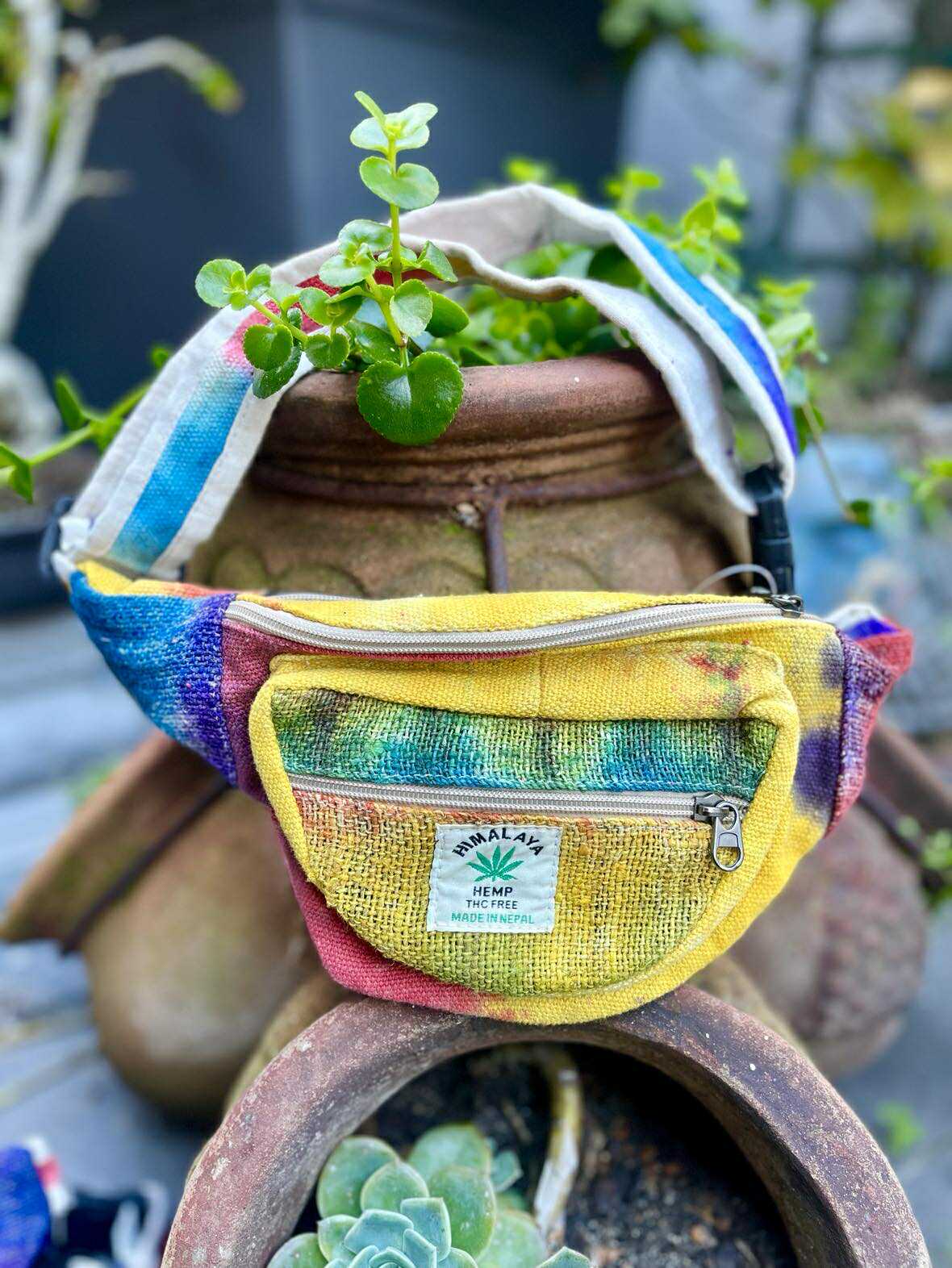 Cosmic Tie-Dye Moon Bag