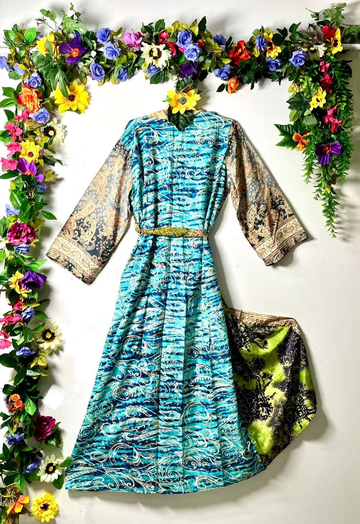 Silk Wanderlust Patch Kimonos