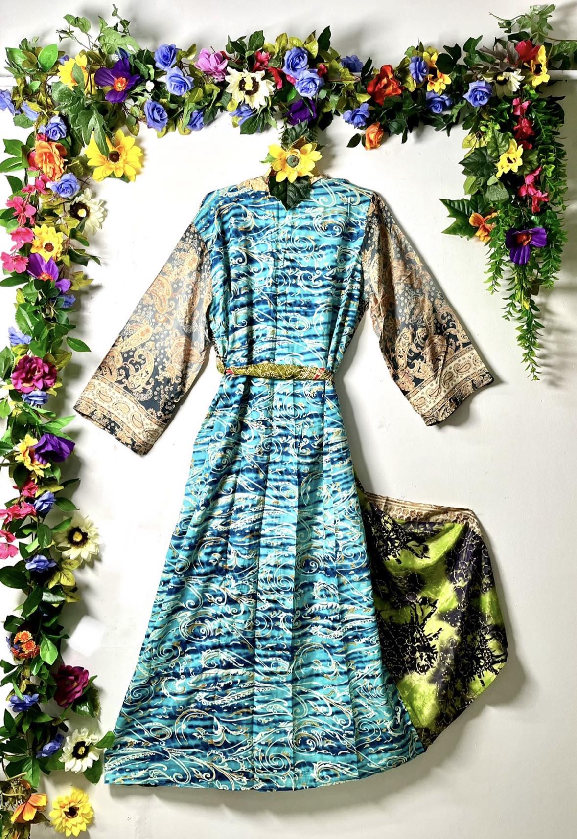 Silk Wanderlust Patch Kimonos