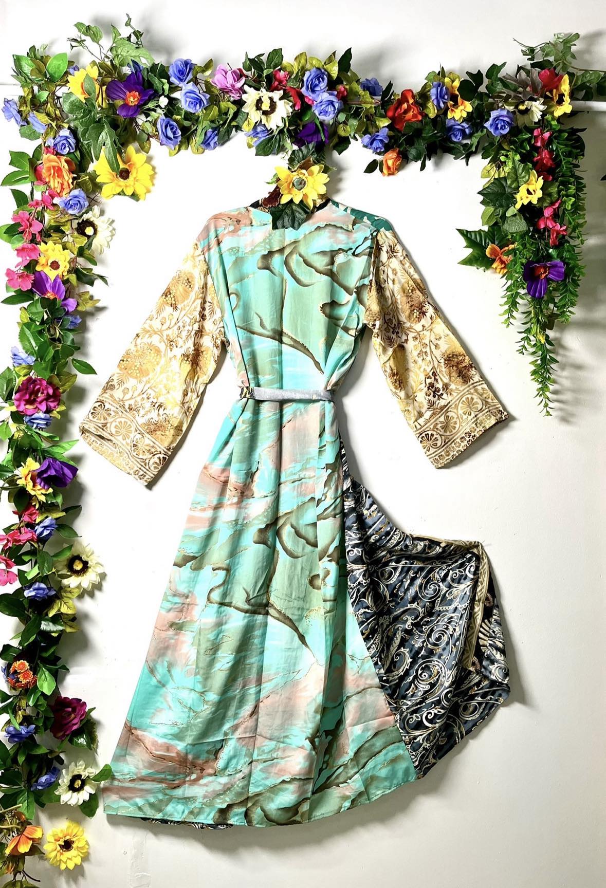 Silk Wanderlust Patch Kimonos