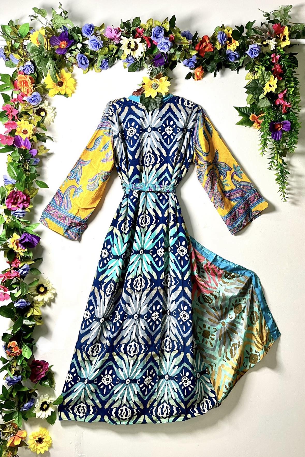 Silk Wanderlust Patch Kimonos