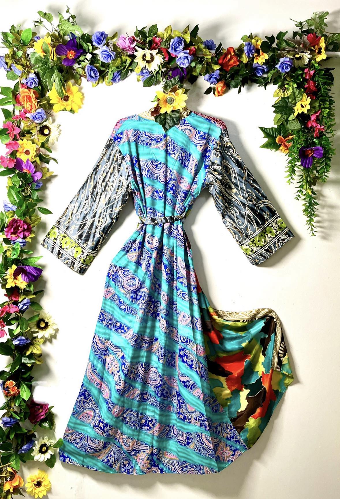 Silk Wanderlust Patch Kimonos