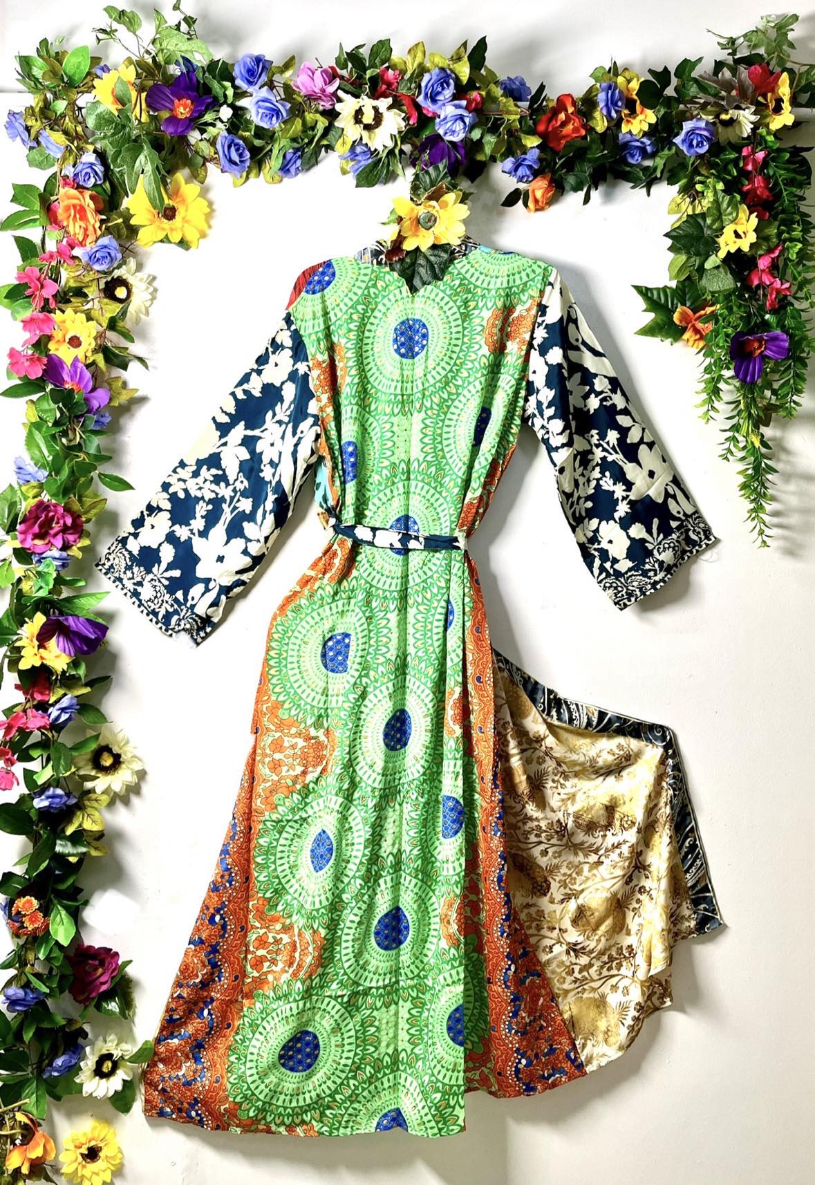 Silk Wanderlust Patch Kimonos