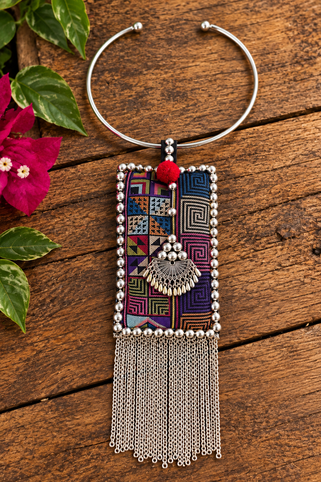 Chiang Mai Tribal Cushion Choker