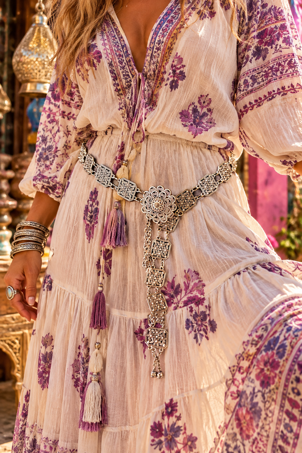 Silver Gypsy Bloom Belt