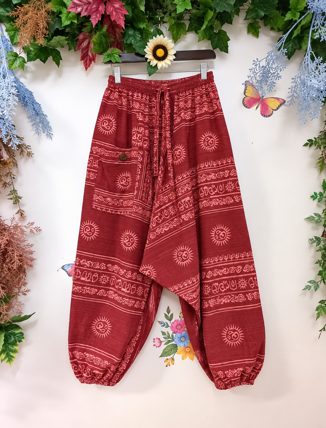 Thai Ohm Drop-Crotch Pants