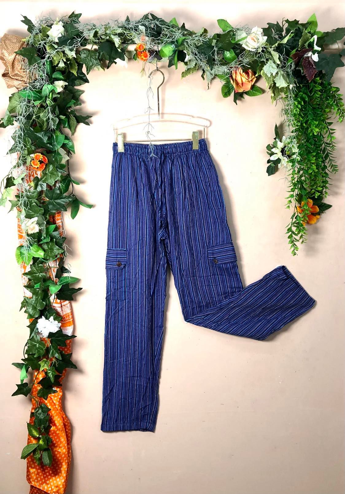 Kurtha Striped Chill Pants - LARGE