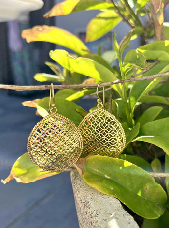 Golden Mirage Earings