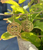 Golden Mandala Earings
