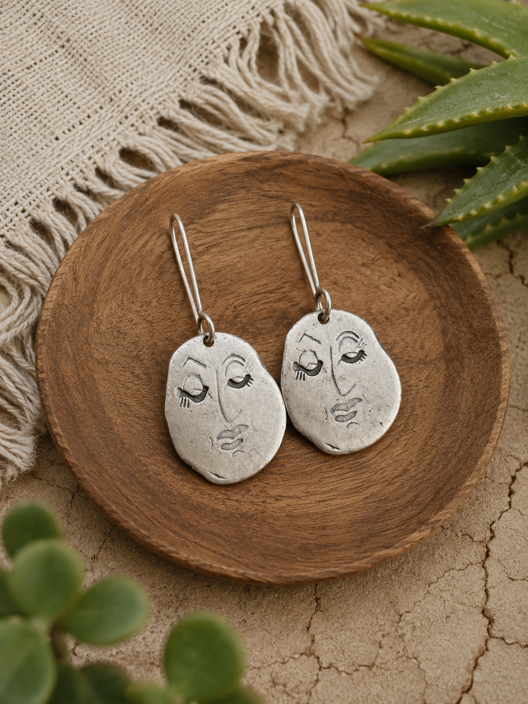 Anatoli Silver Earings