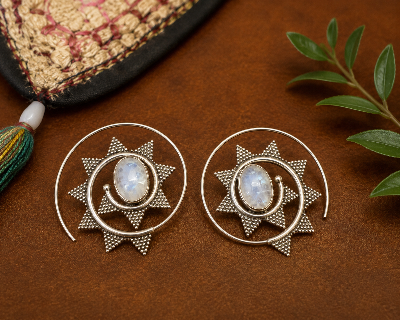 Indie Slide-Through Earings Silver