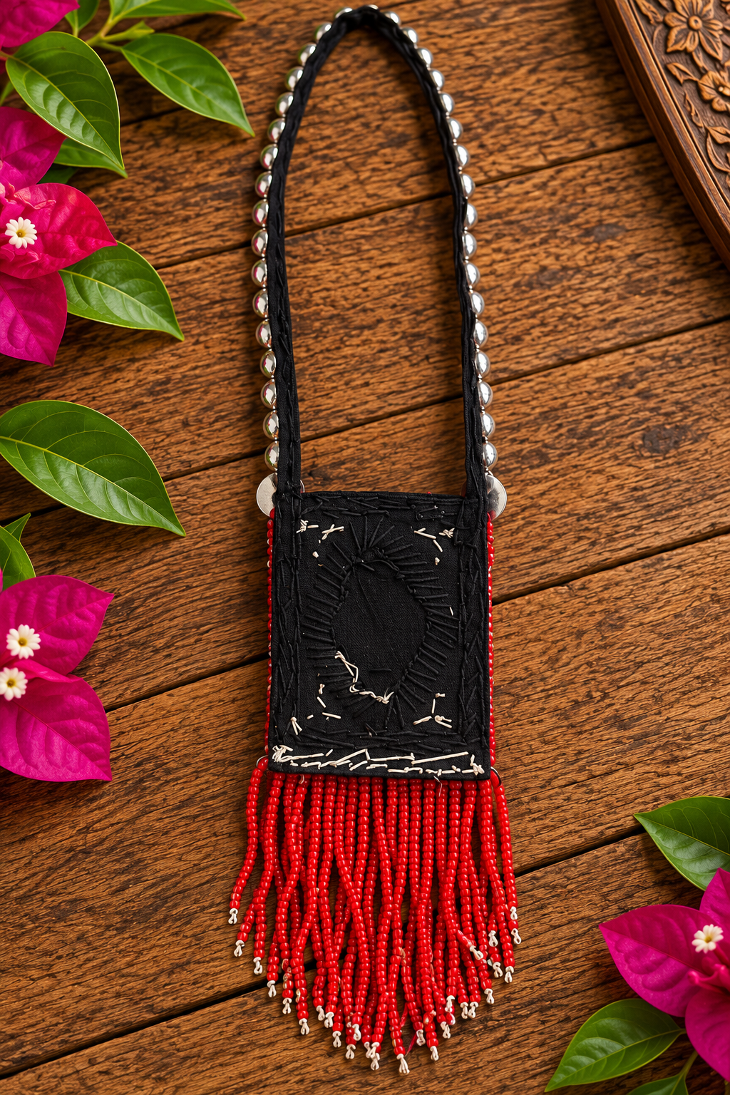 Chiang Mai Crimson Spirit Tribal Necklace