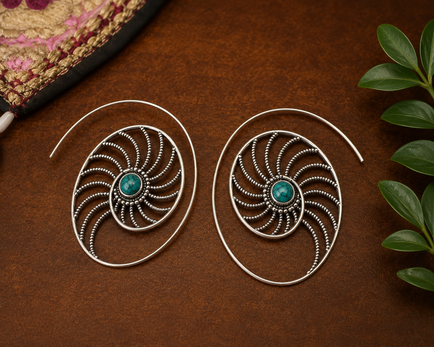 Indie Slide-Through Earings Silver