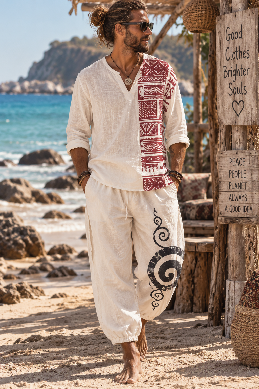 Nomad Tribal Cotton Shirt