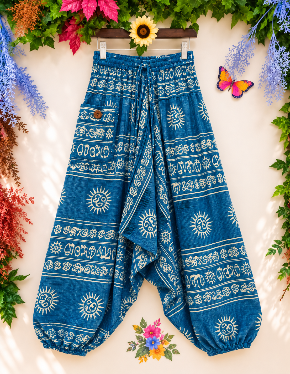 Thai Ohm Drop-Crotch Pants