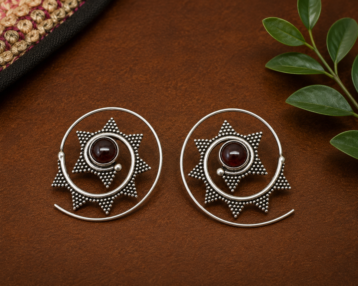 Indie Slide-Through Earings Silver