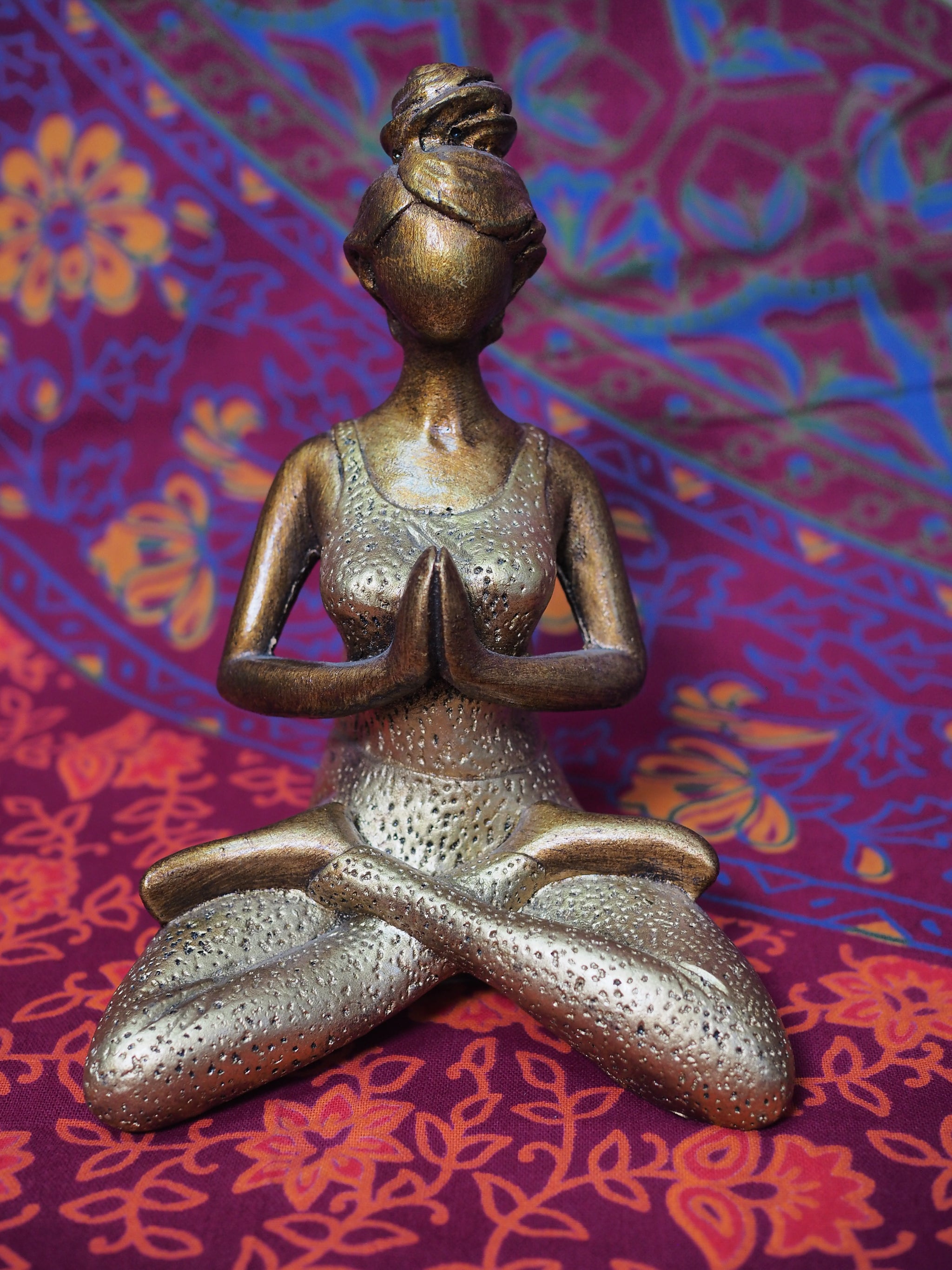 Lotus Pose Yoga Woman (Medium)