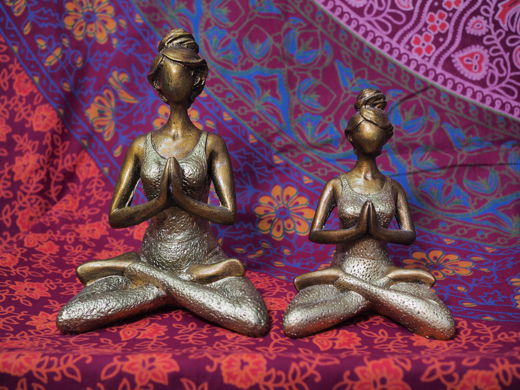 Lotus Pose Yoga Woman (Medium)