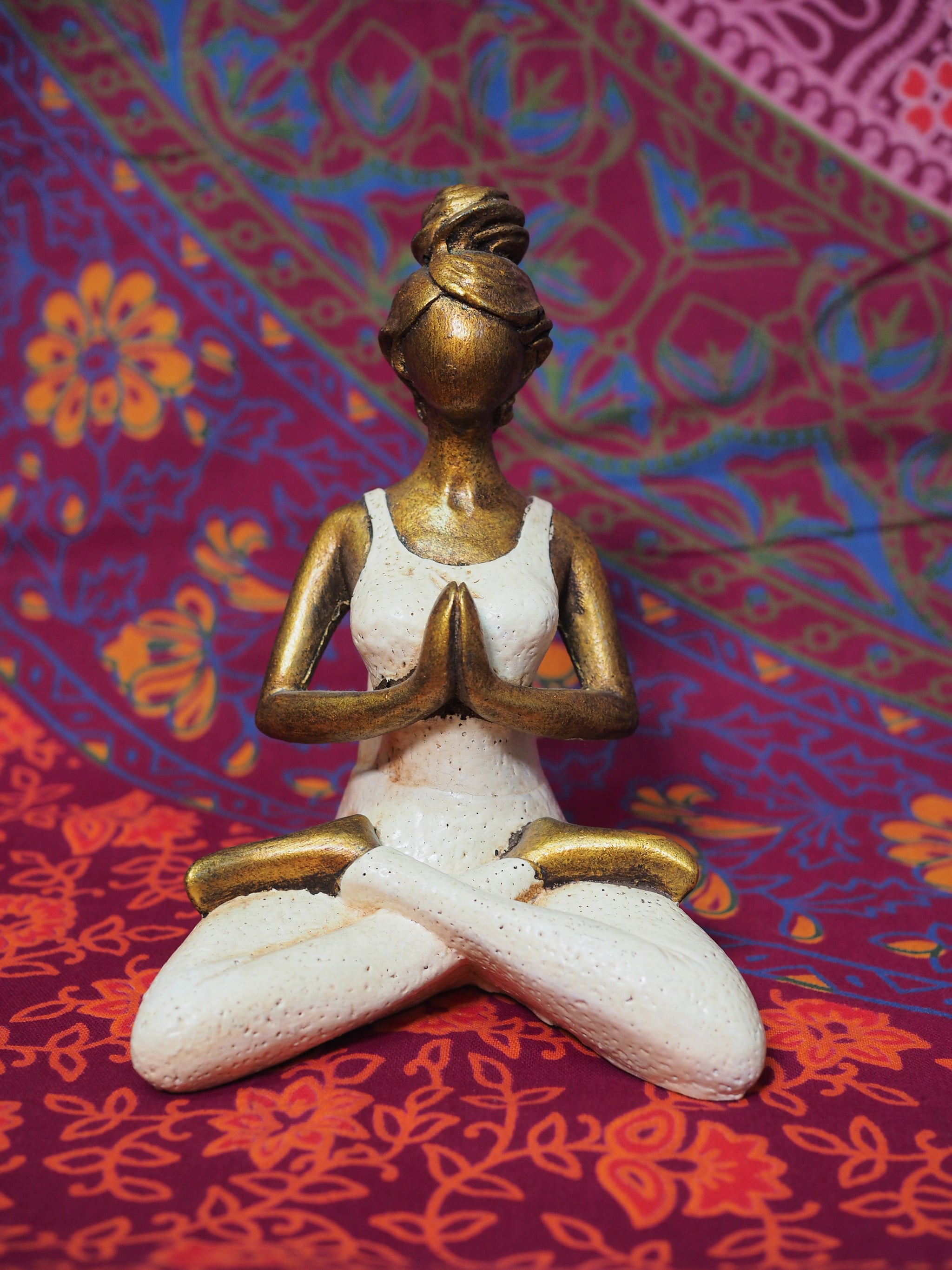 Lotus Pose Yoga Woman (Medium)