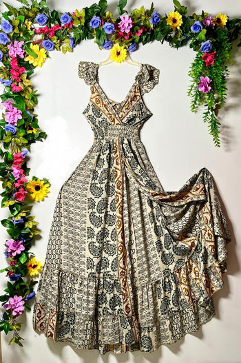 Summer Silk Gypsy Dress