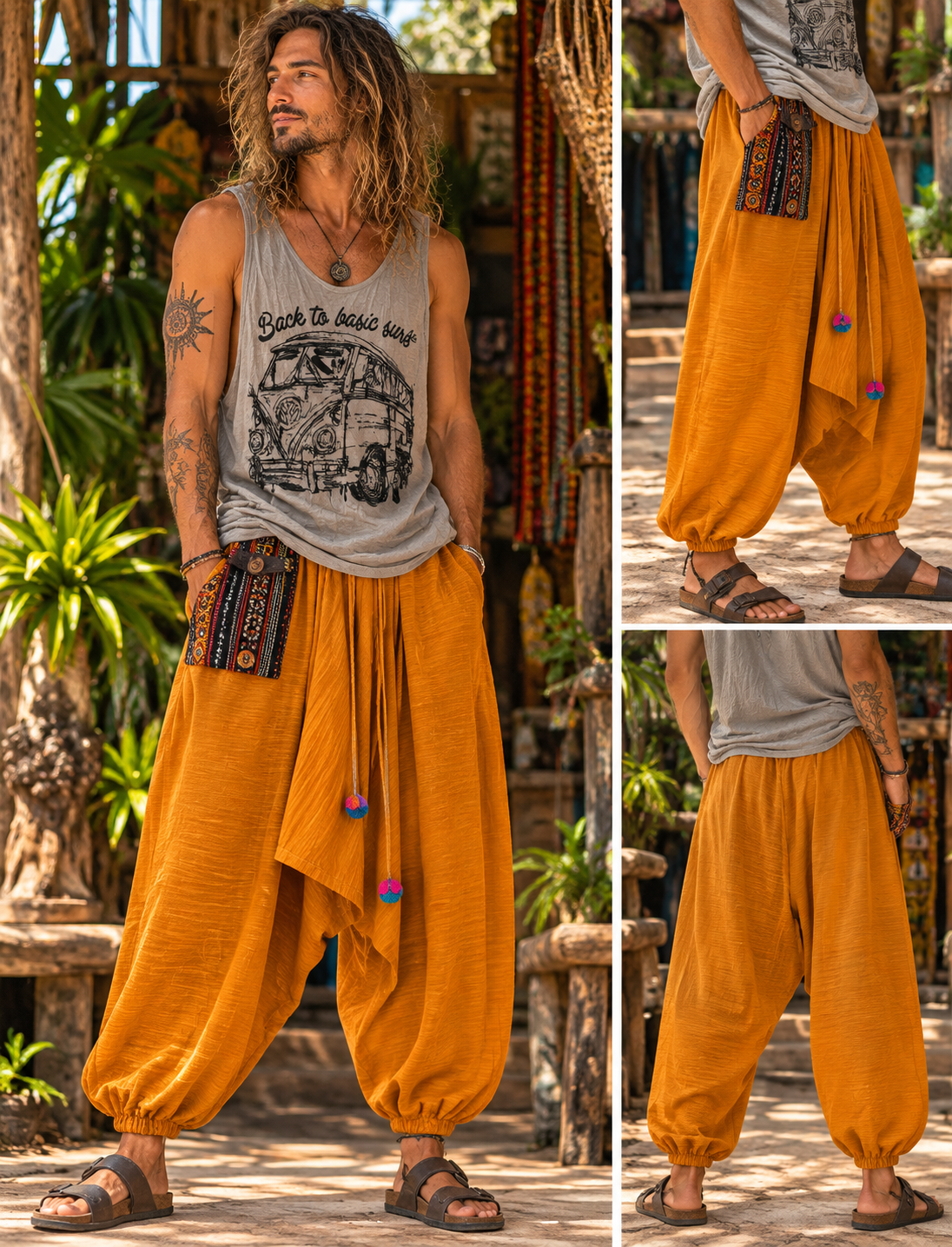 Thai Tribal Harem Pants