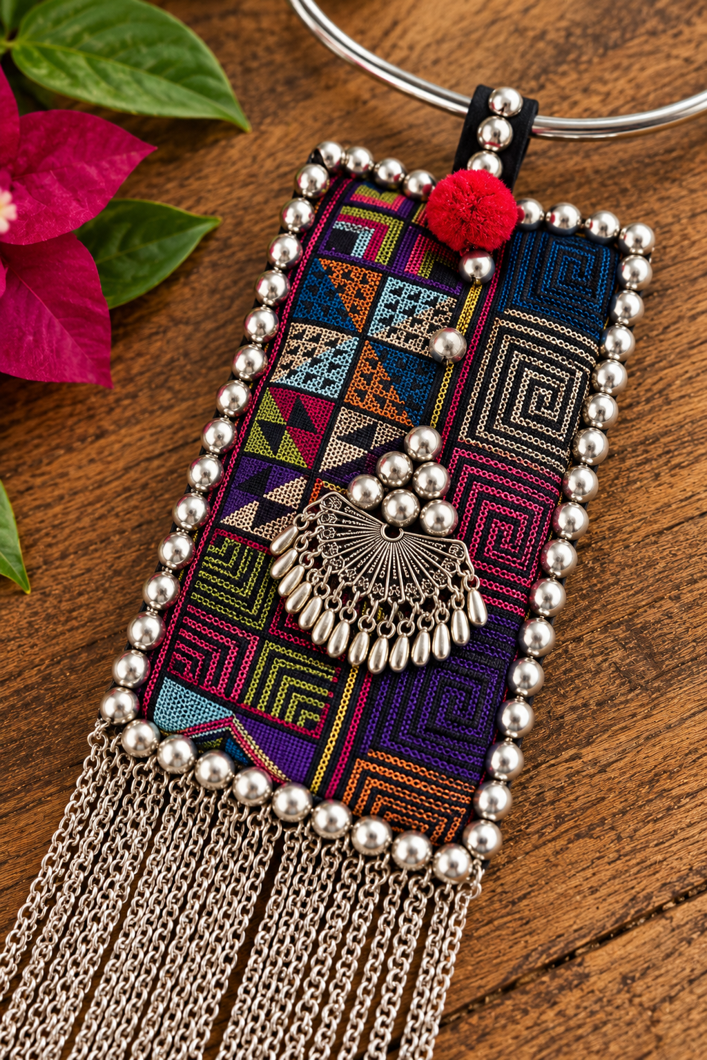Chiang Mai Tribal Cushion Choker