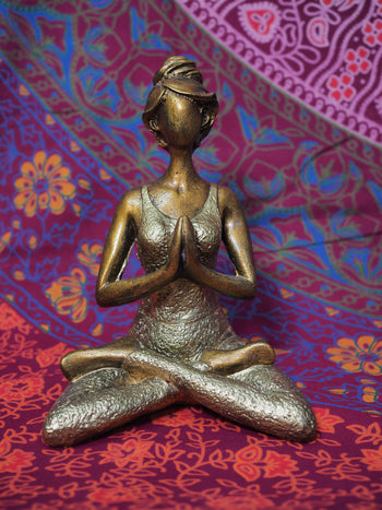 Lotus Pose Yoga Woman (Medium)