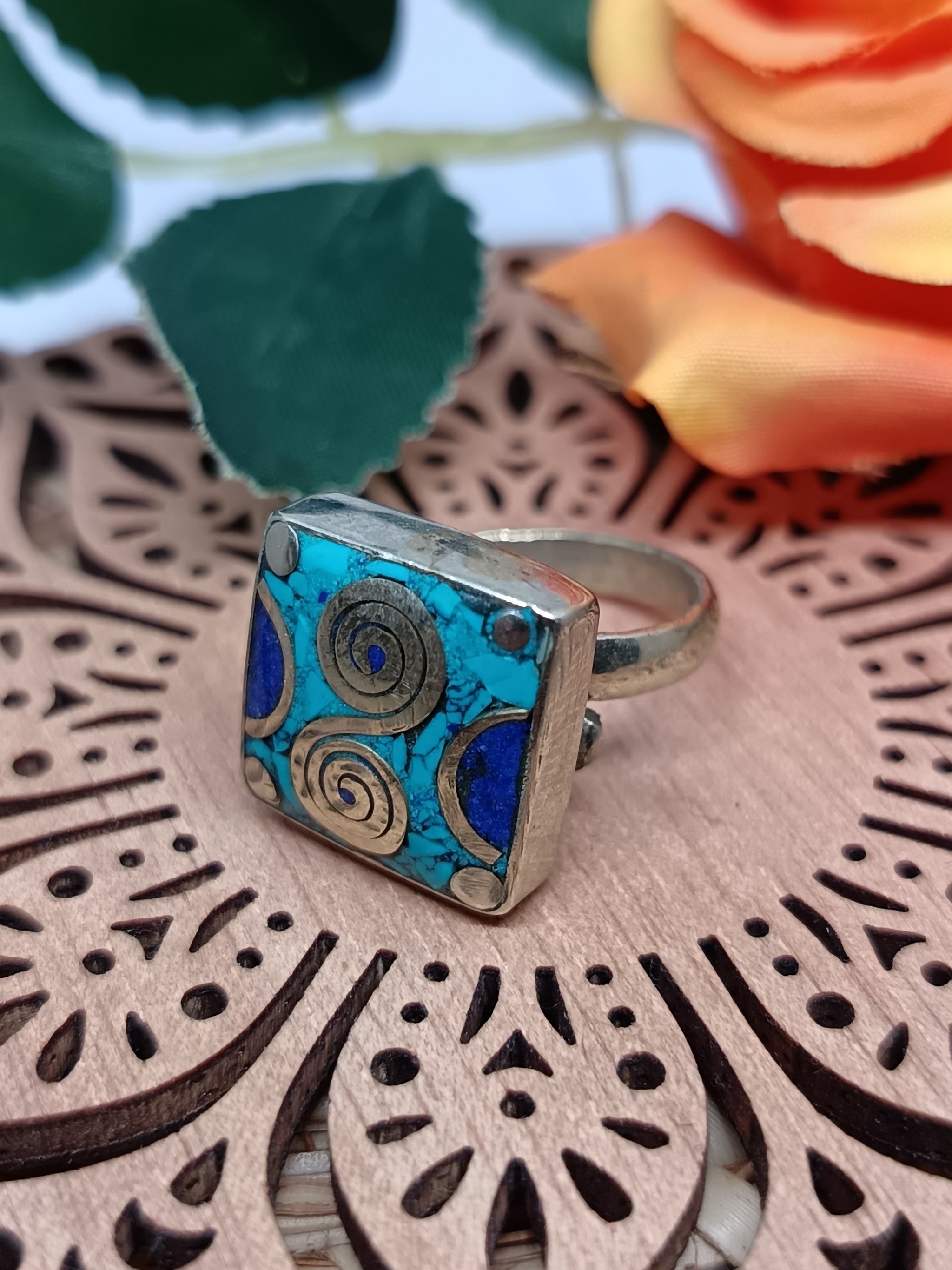 Jewel Tile Rings