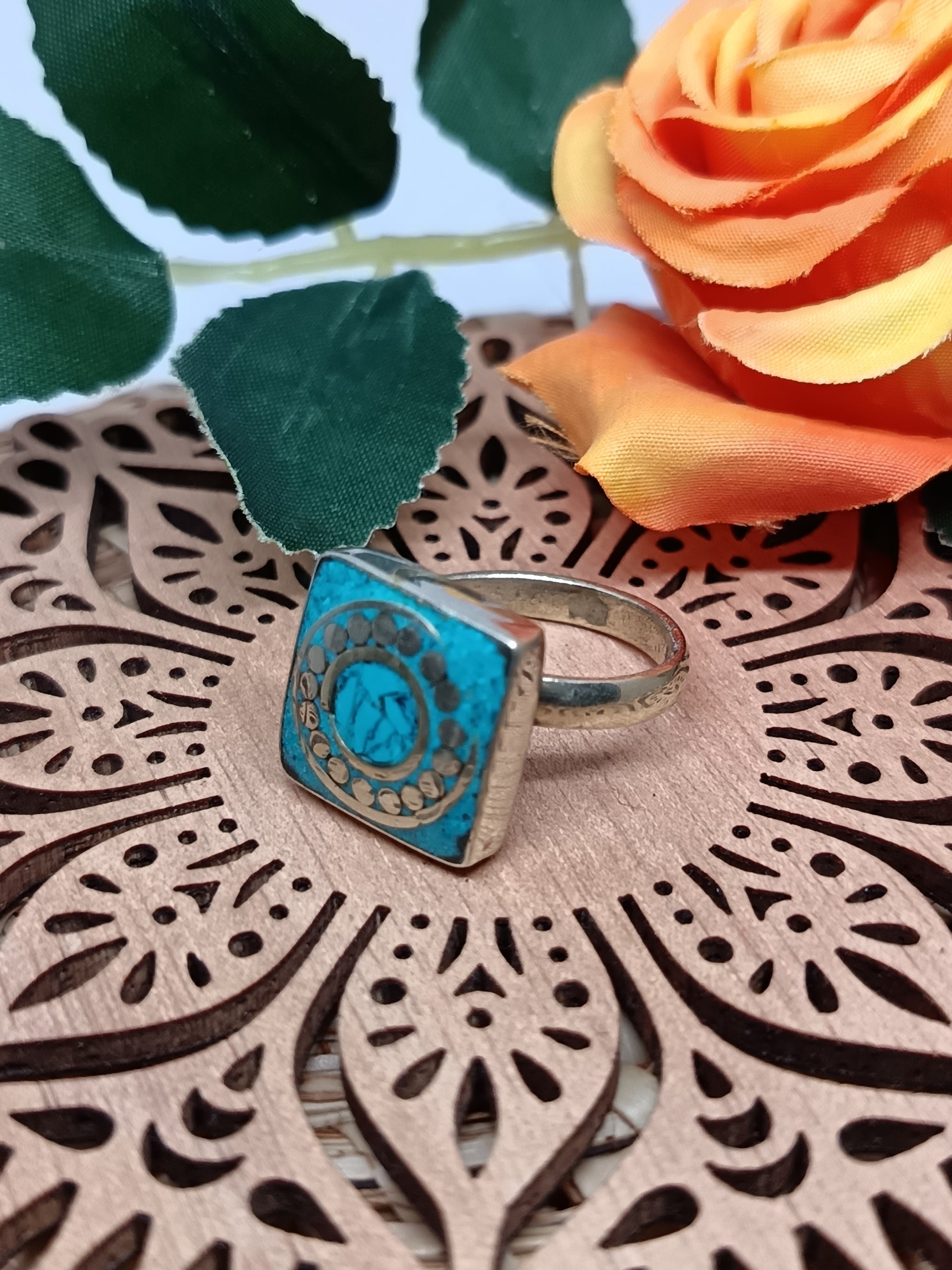 Jewel Tile Rings