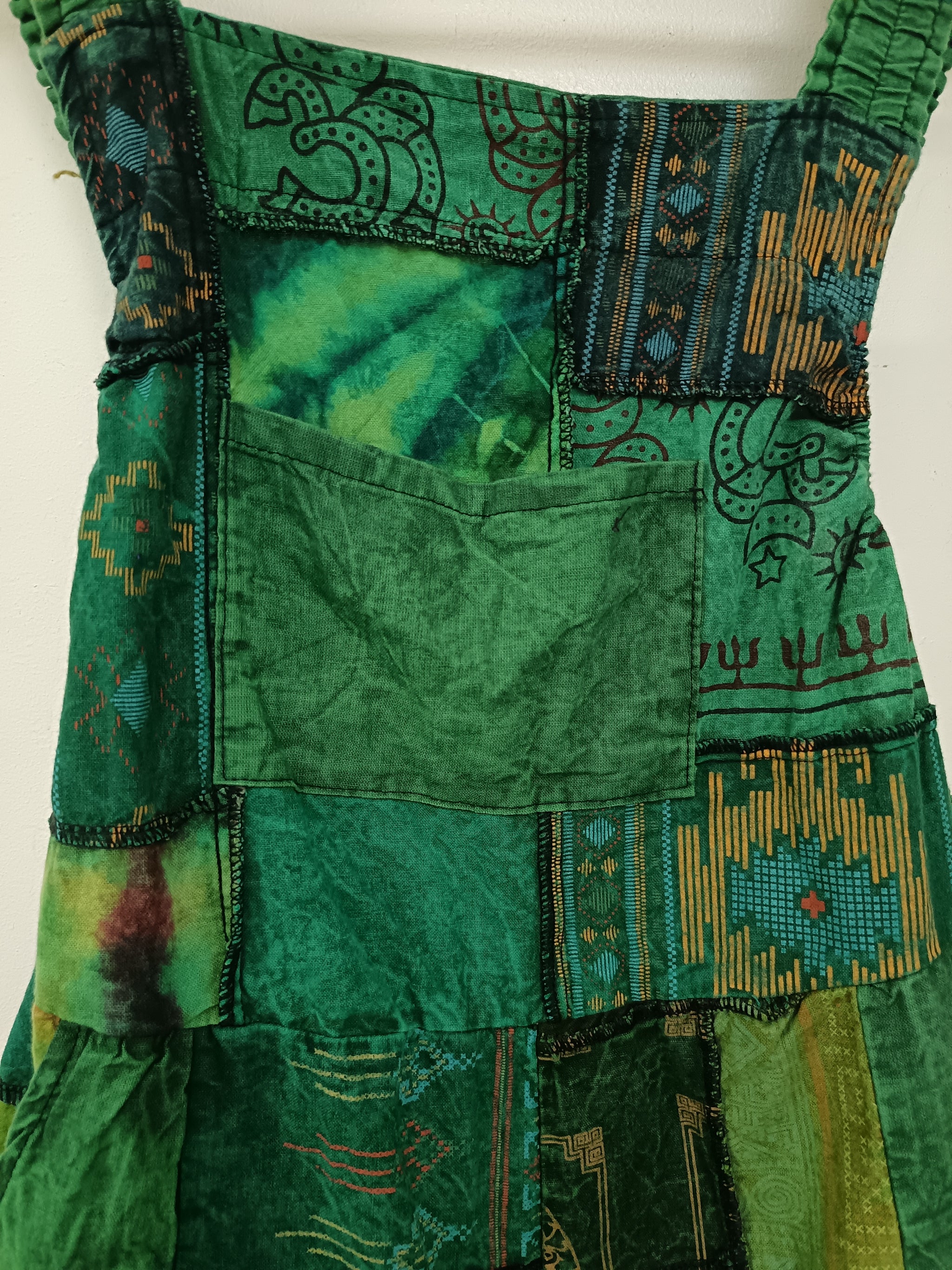 Nomad Patchwork Dungarees
