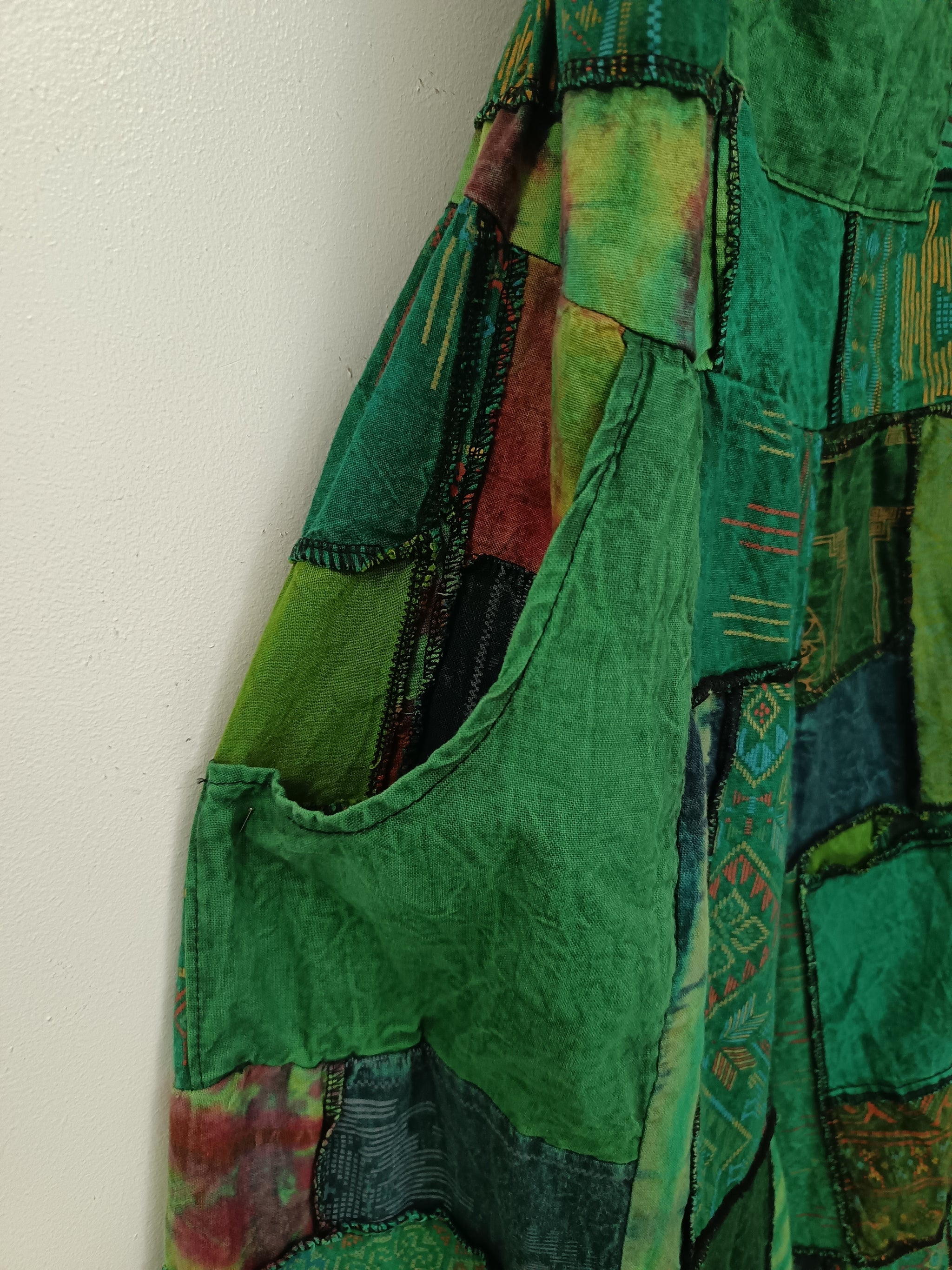 Nomad Patchwork Dungarees