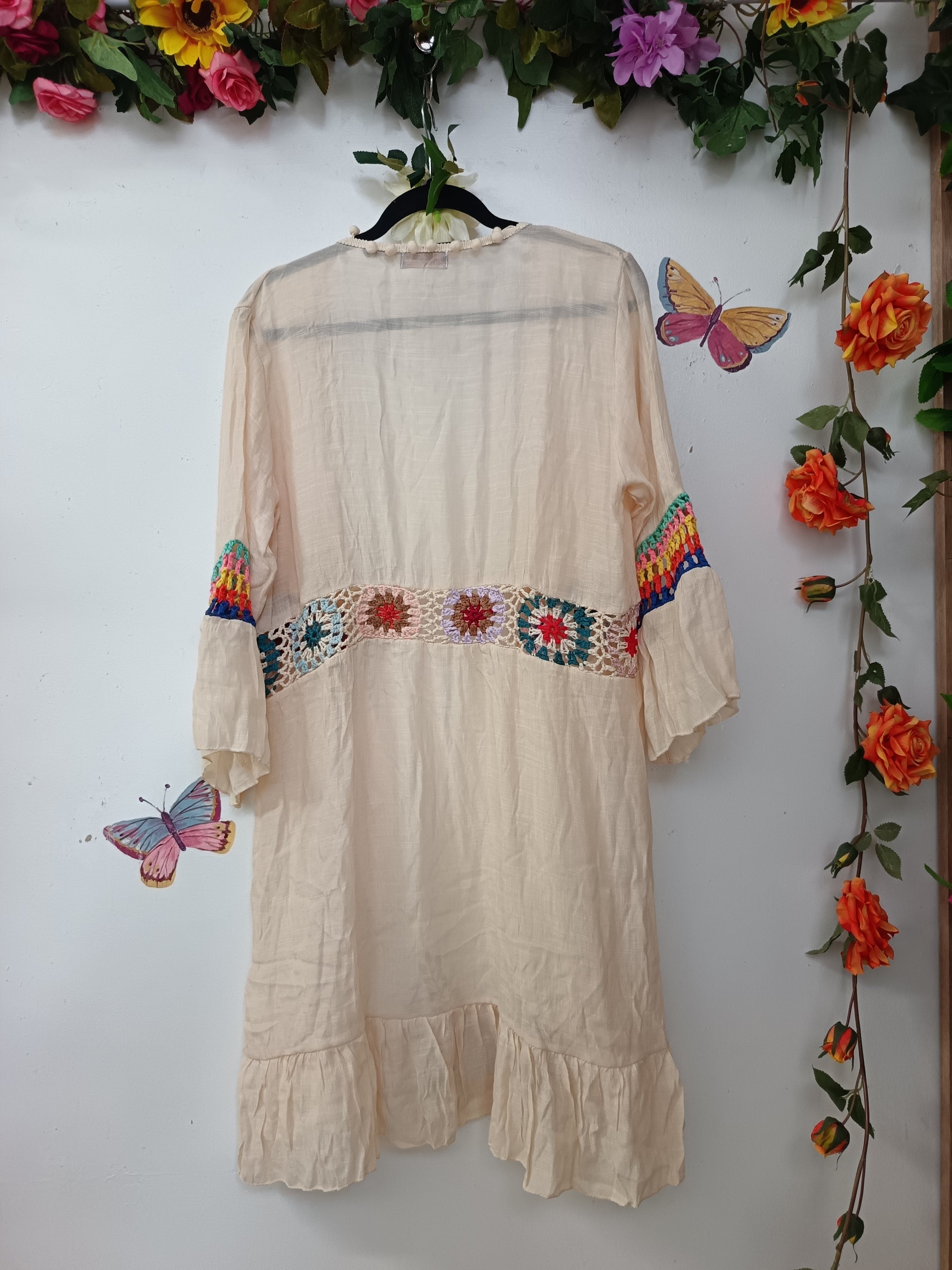 Cotton Breese Granny Square Kimono