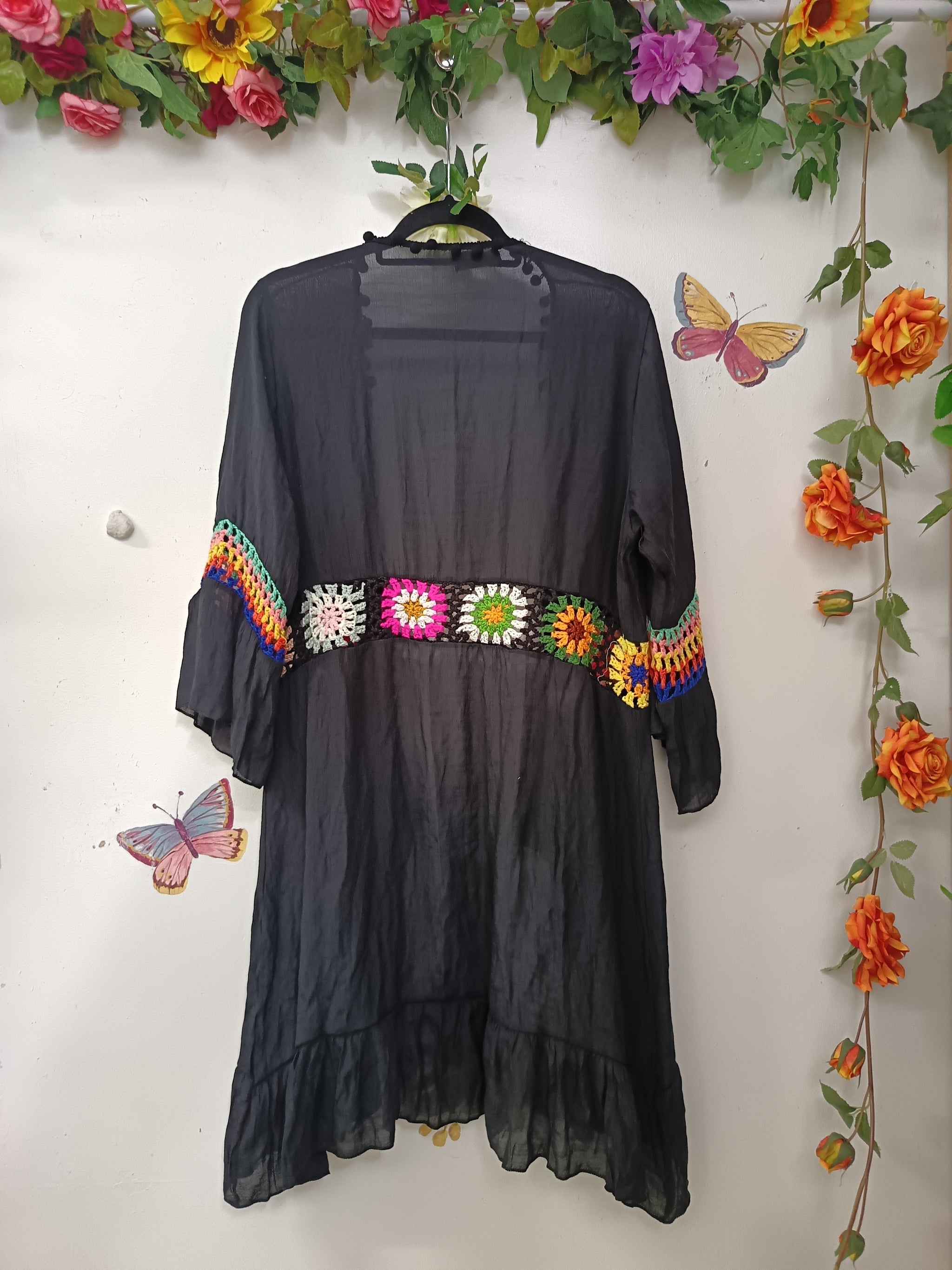 Cotton Breese Granny Square Kimono