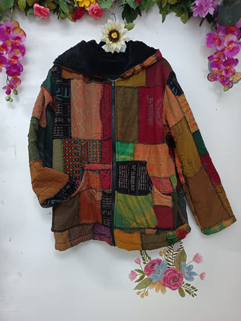 Wander Warmth Patchwork Jacket