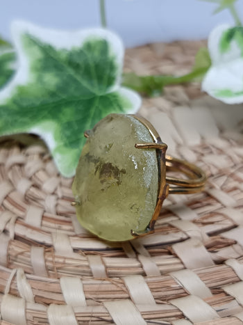 Goddess Raw Stone Ring