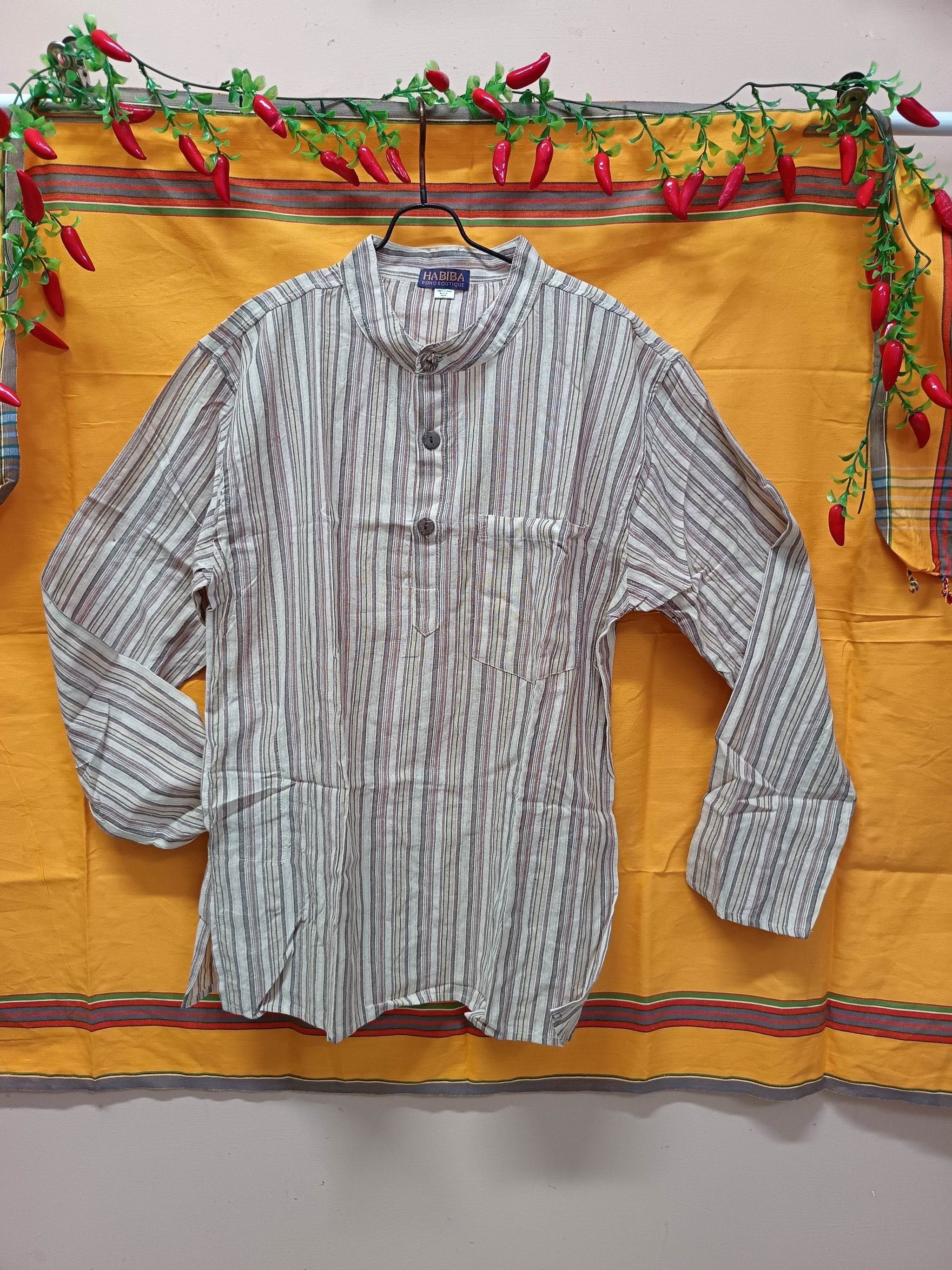 Kurtha Striped Shirt - Large