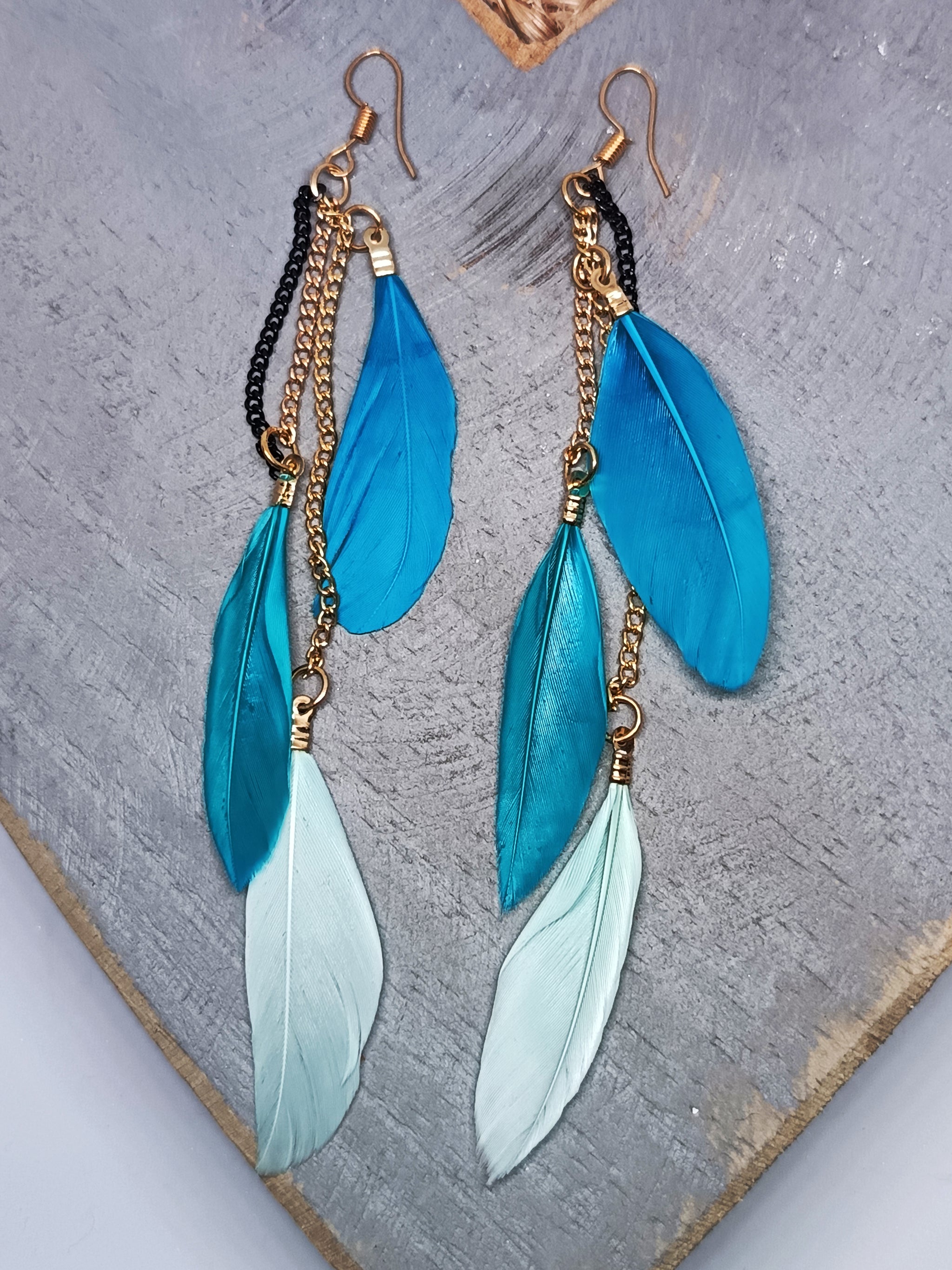 Festival Feather Cascade Earings