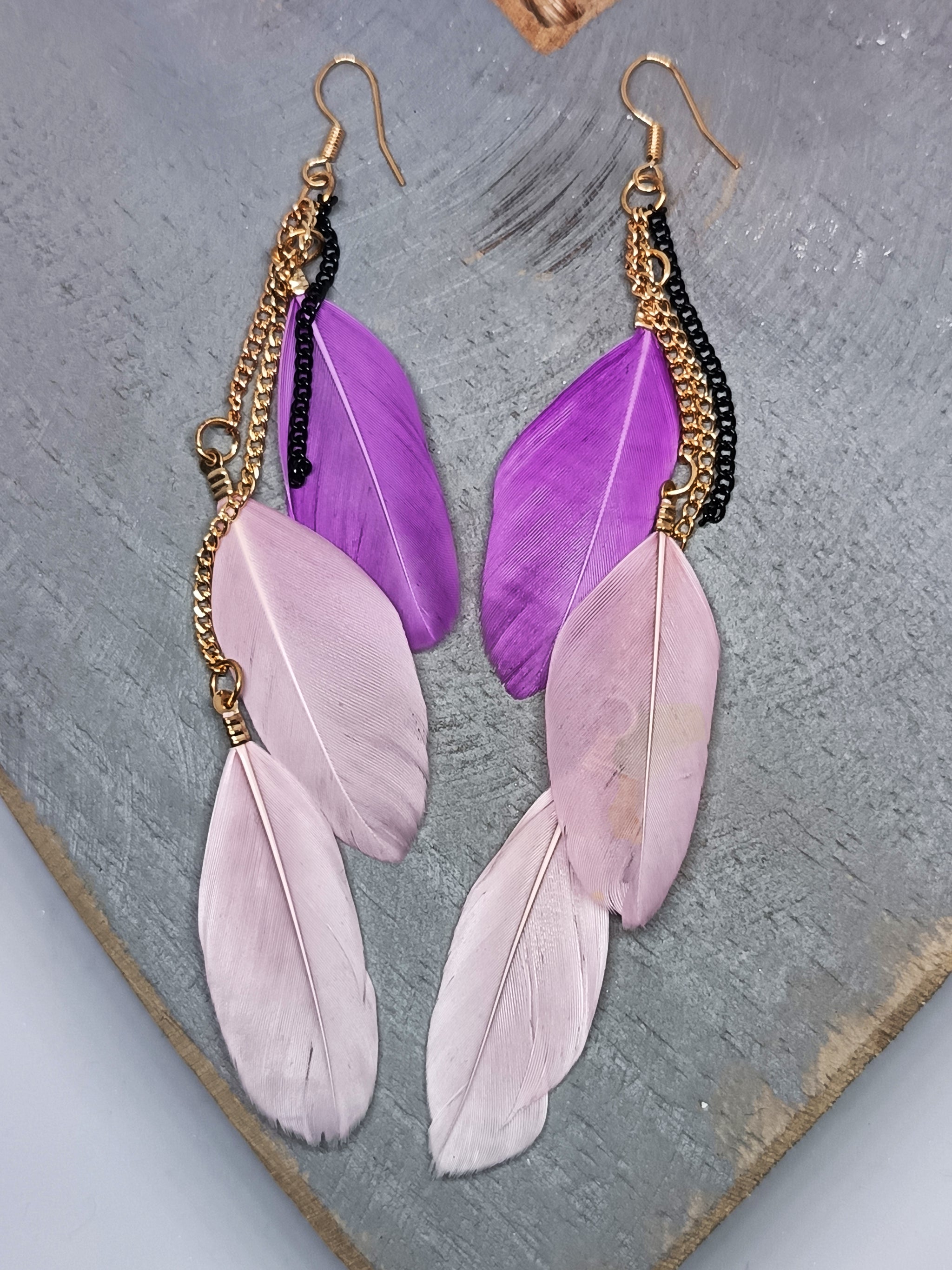 Festival Feather Cascade Earings