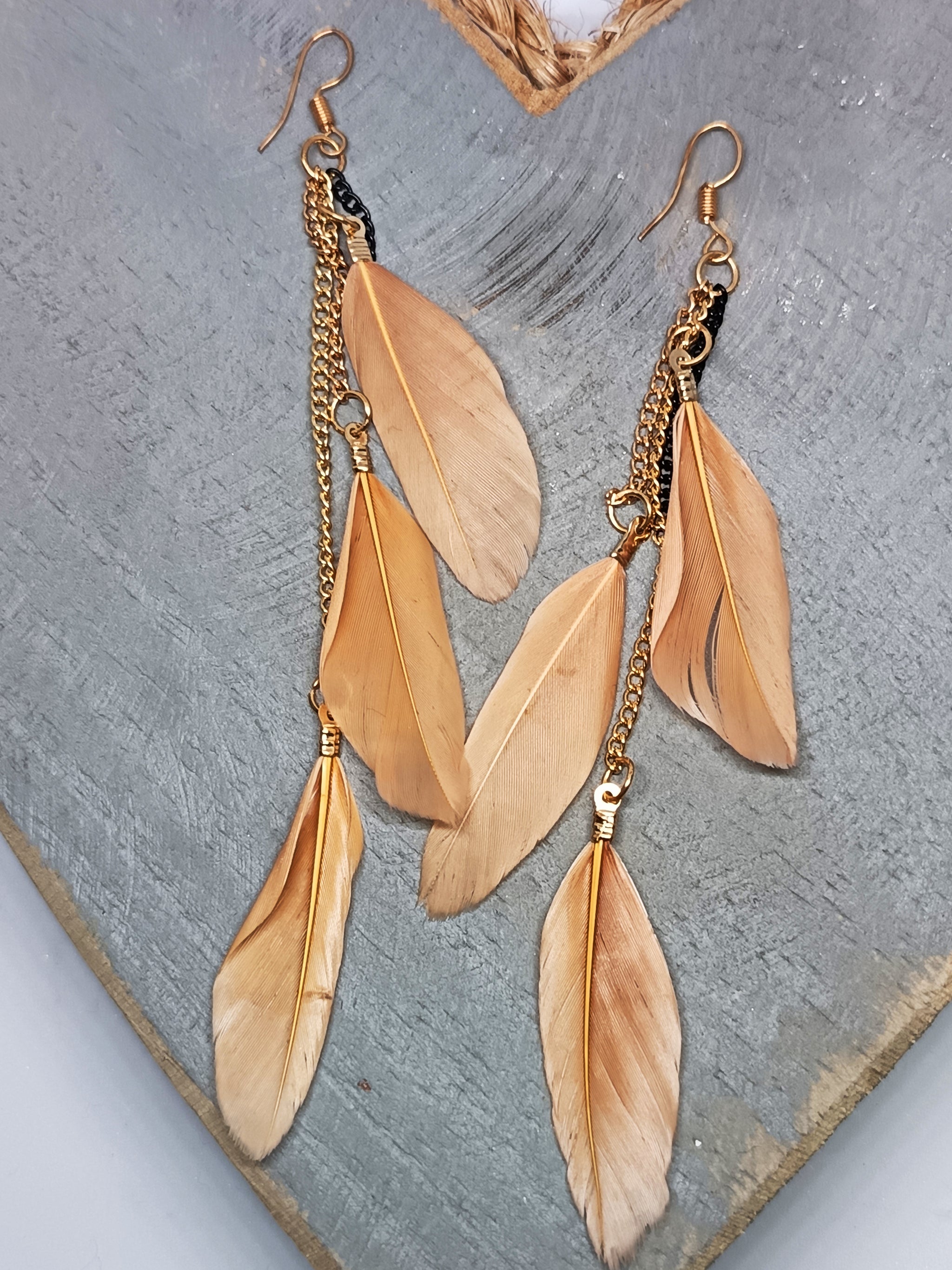 Festival Feather Cascade Earings