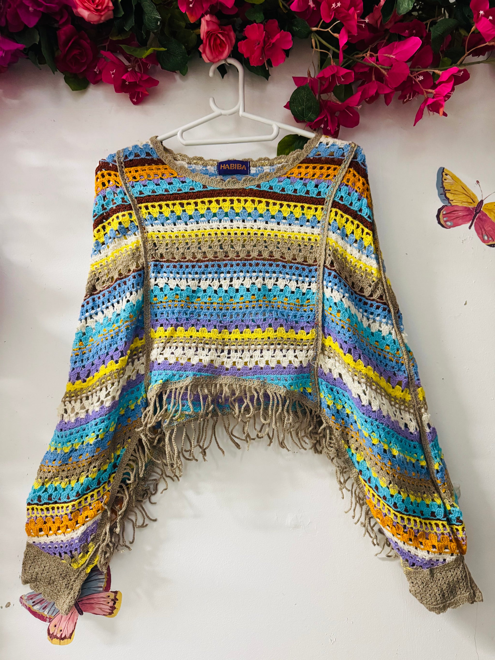 Wanderlust Crochet Poncho