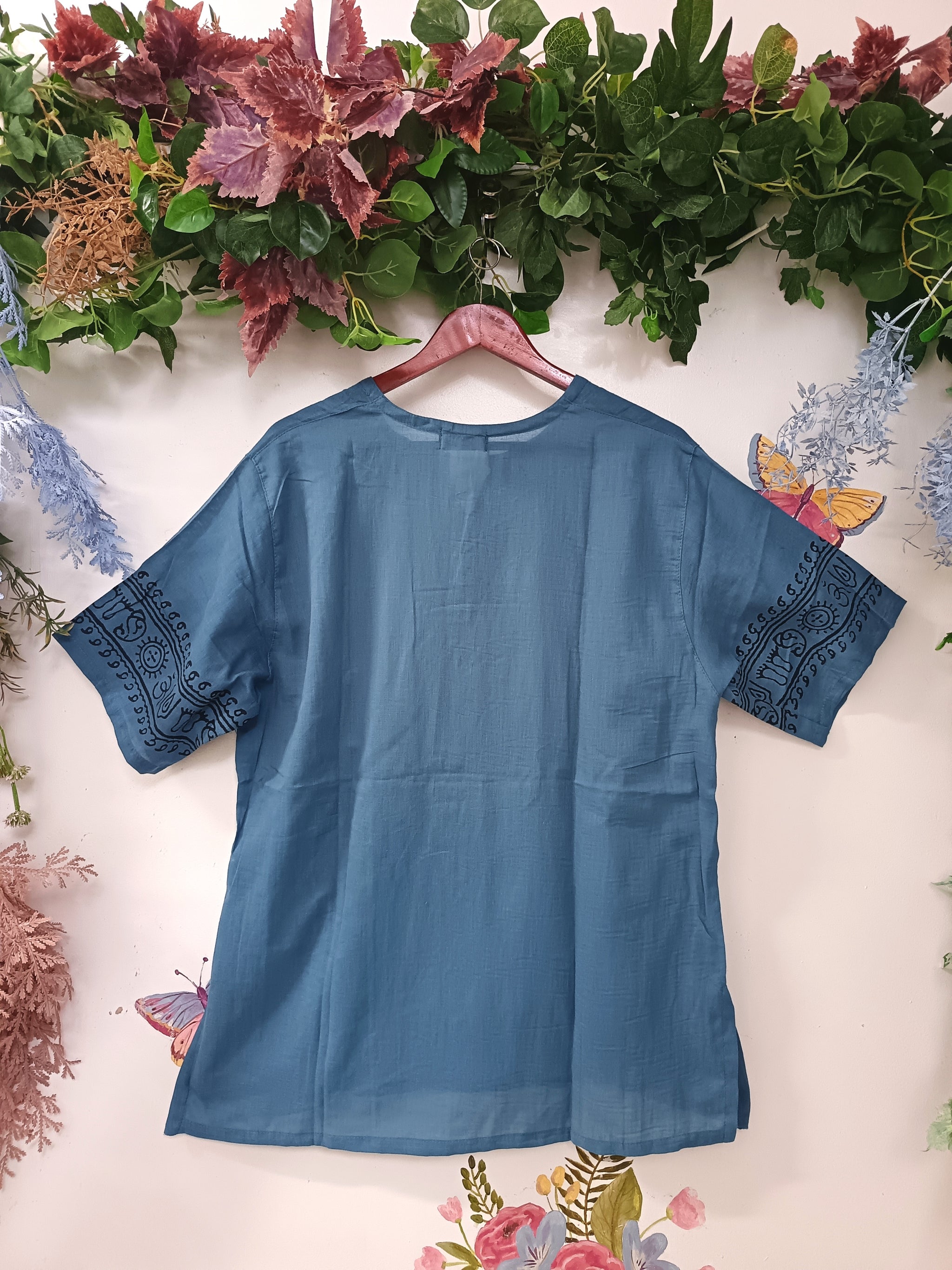 Ganesha Boho Cotton Shirt
