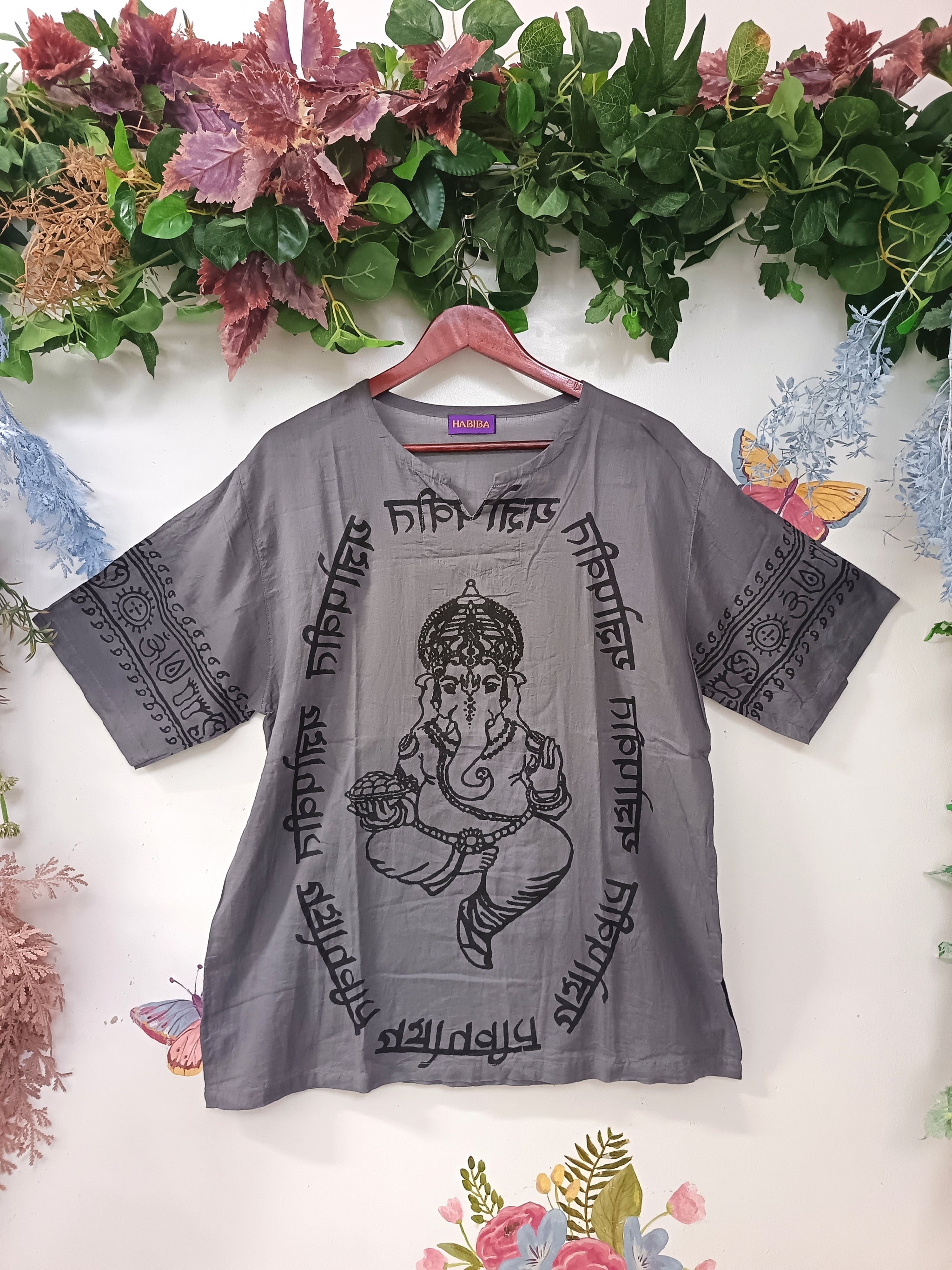 Ganesha Boho Cotton Shirt