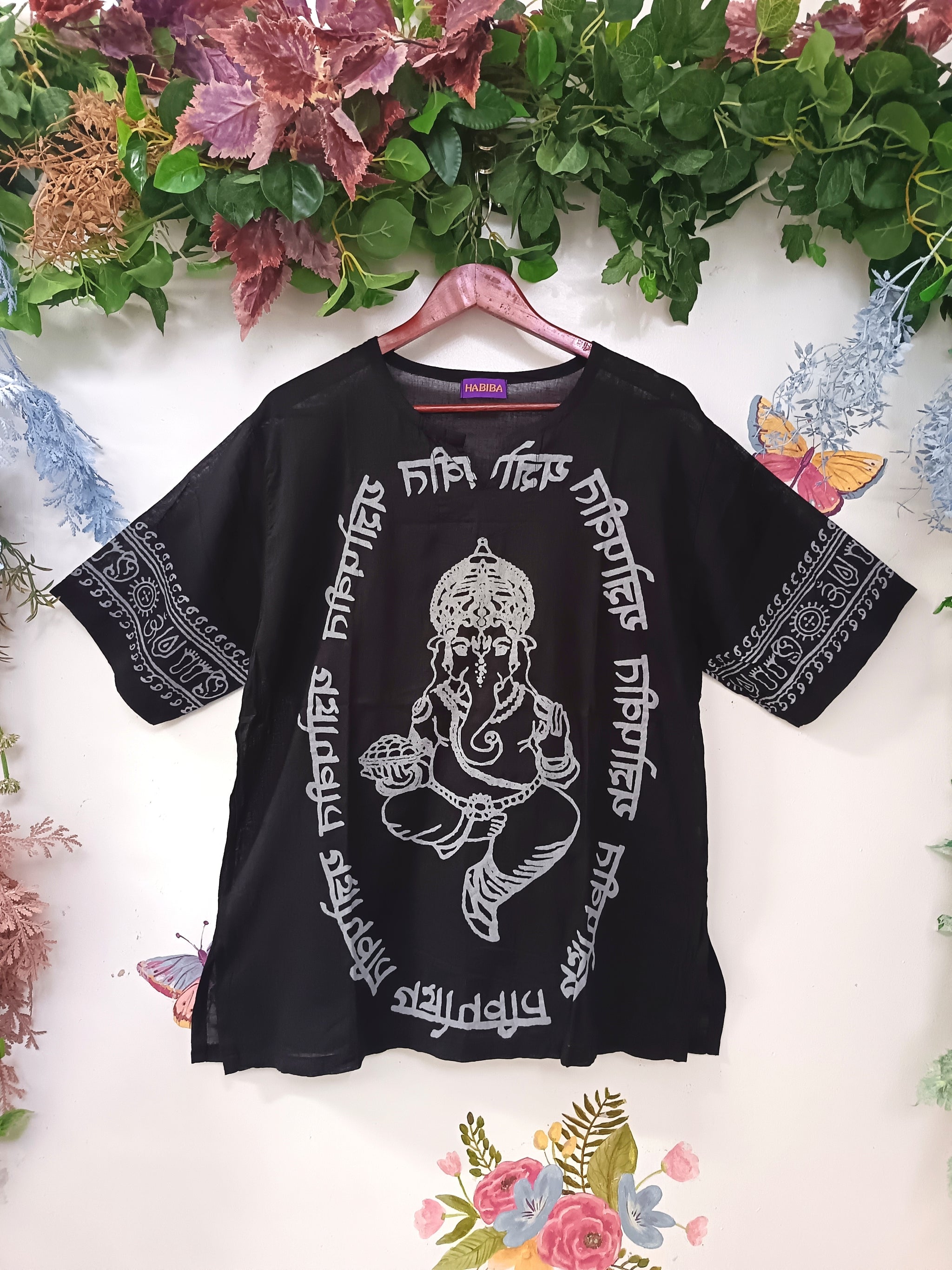 Ganesha Boho Cotton Shirt