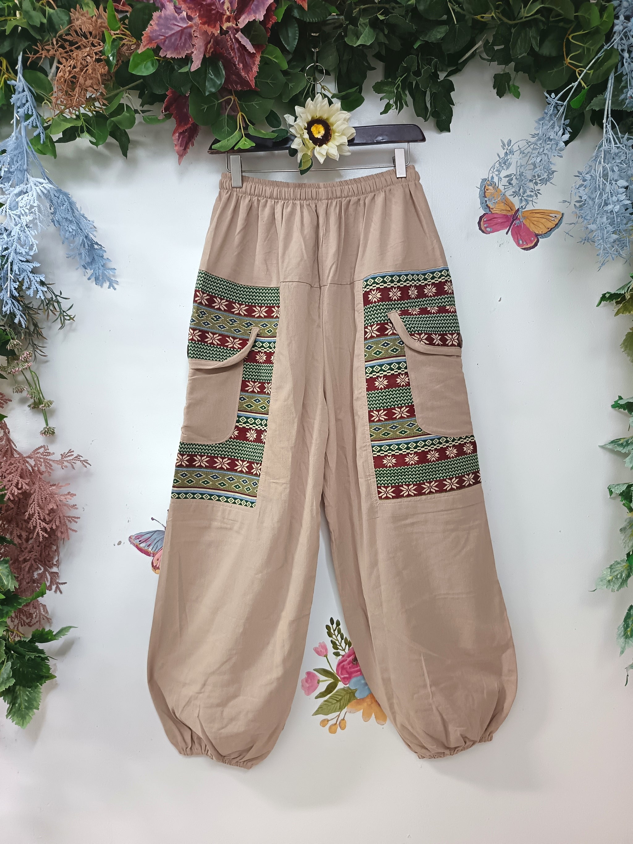 Hmong Cotton Cargo Pants