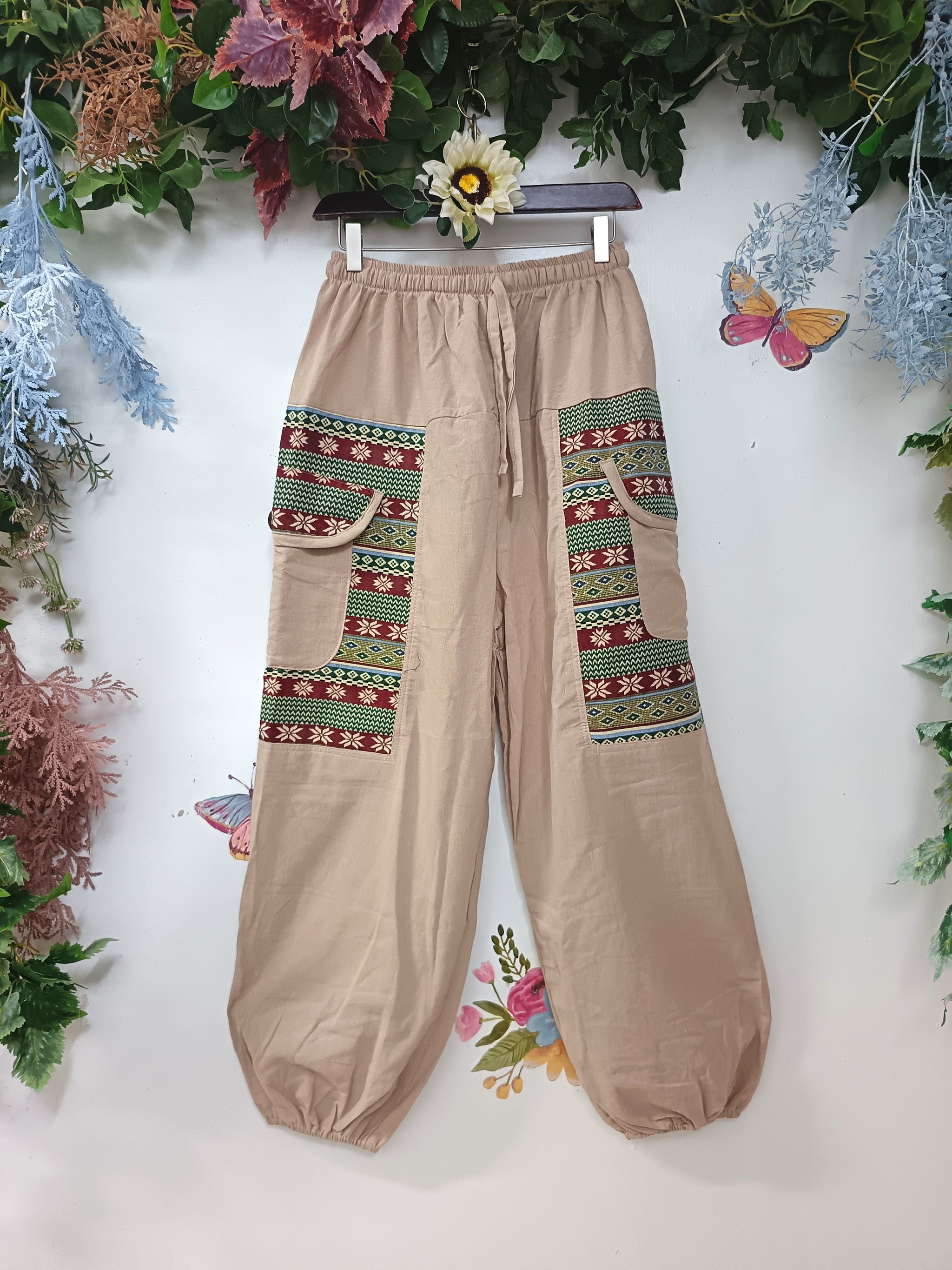 Hmong Cotton Cargo Pants