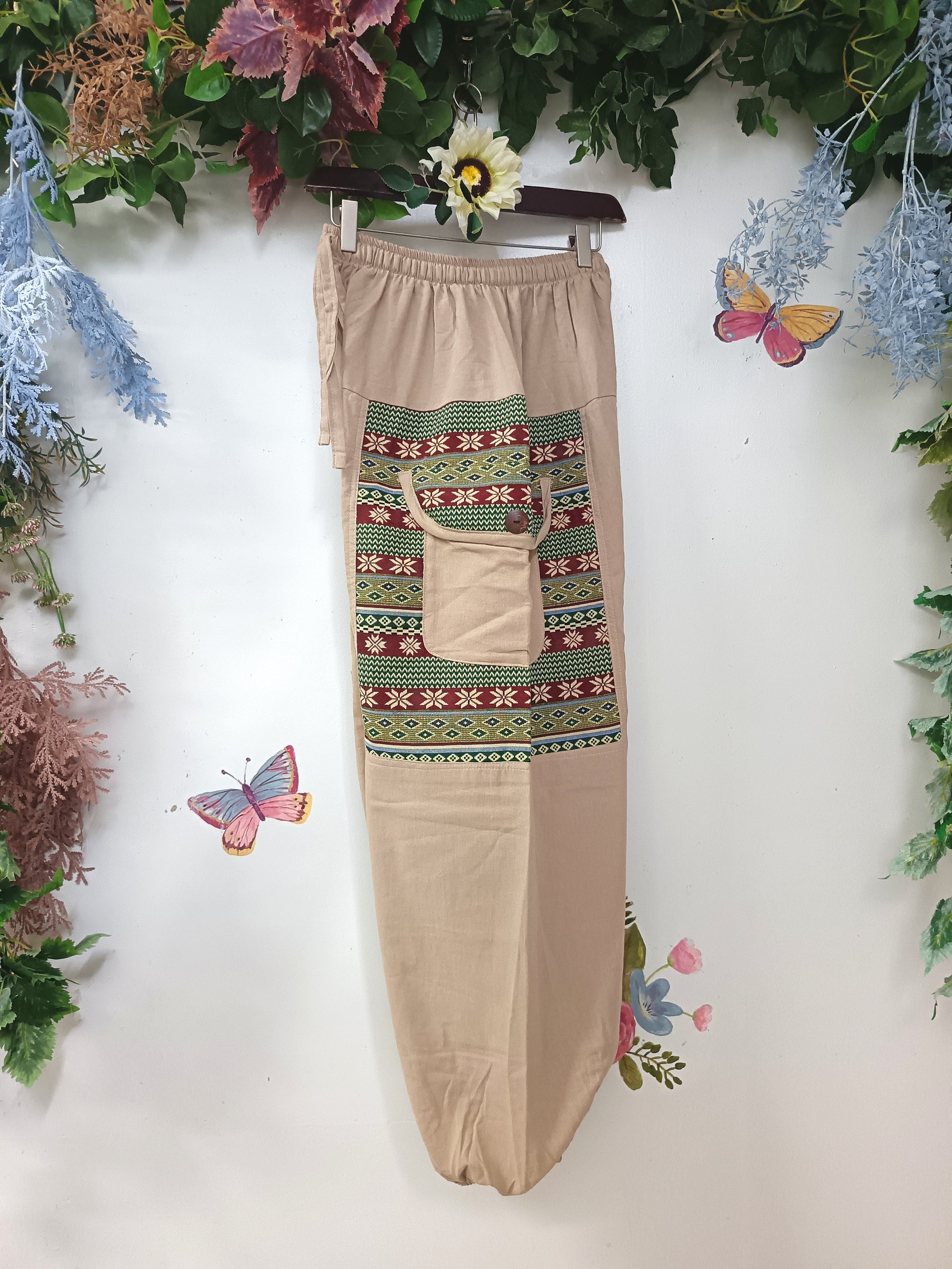 Hmong Cotton Cargo Pants