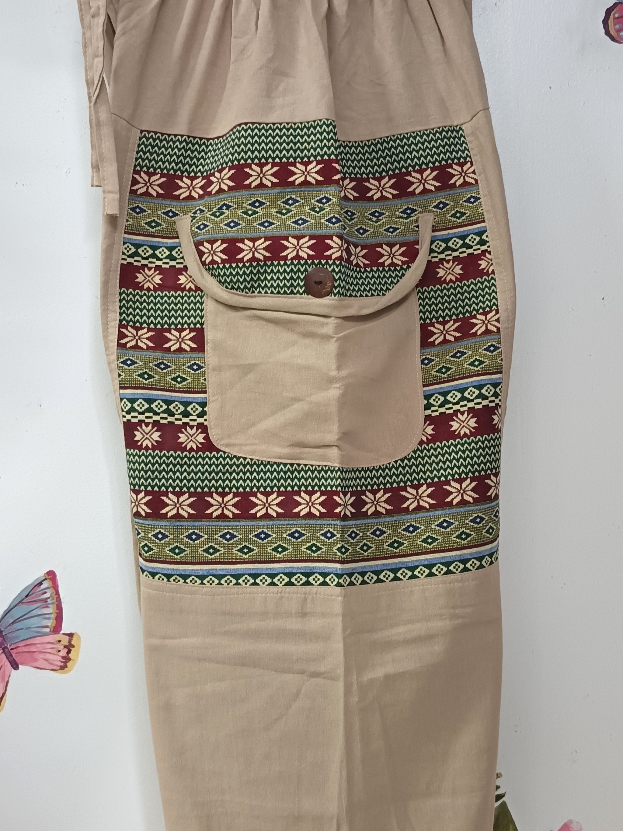 Hmong Cotton Cargo Pants