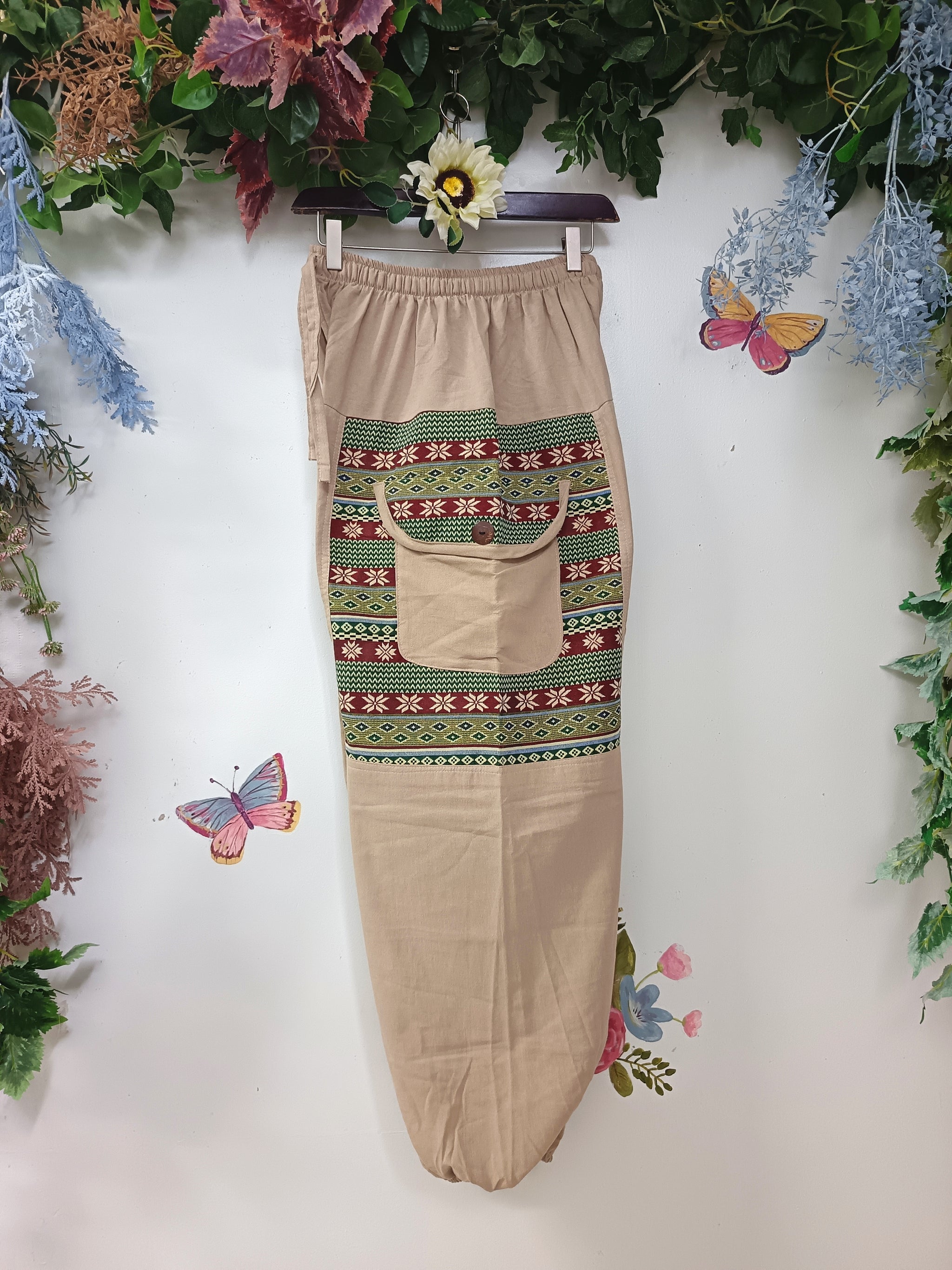 Hmong Cotton Cargo Pants